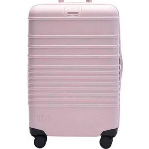 Beis Sakura pink check in luggage